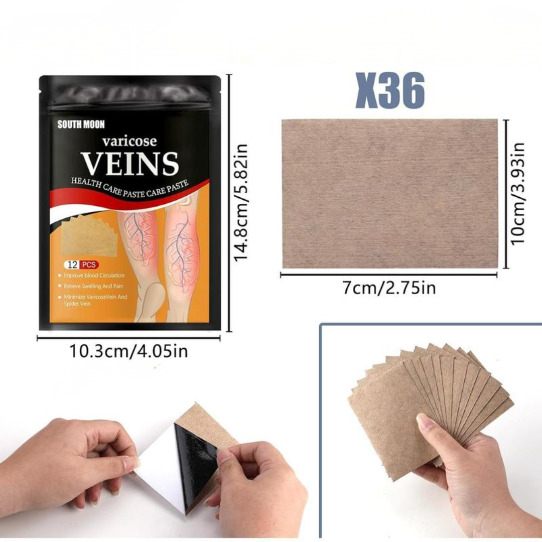 PARCHES ANTIVARICES L (PACK*2) – Alivio natural, circulación activa y piernas ligeras cada día