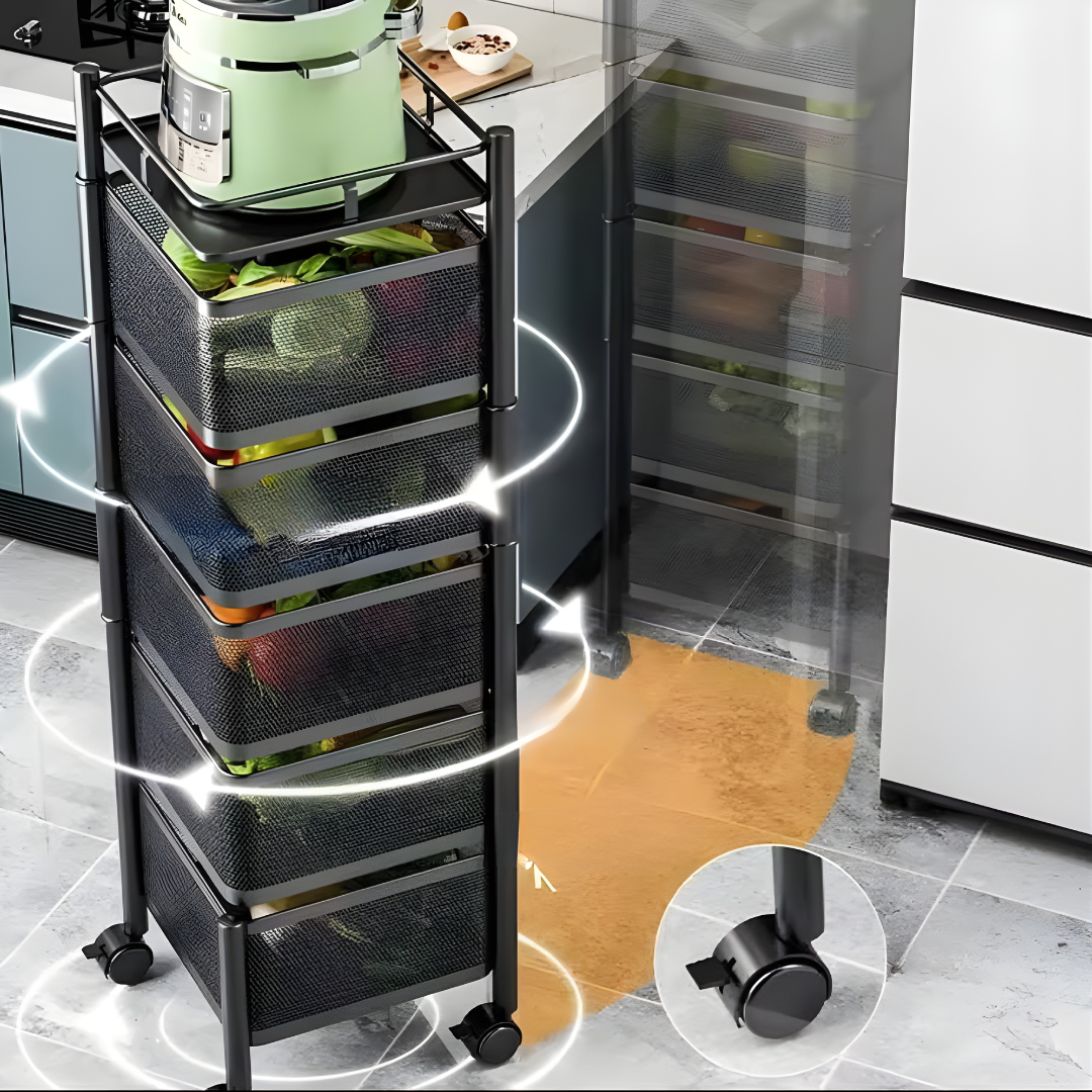 ORGANIZADOR VERTICAL CUADRADO 5 COMPARTIMIENTOS 95CM – Más espacio, orden inteligente y almacenamiento práctico