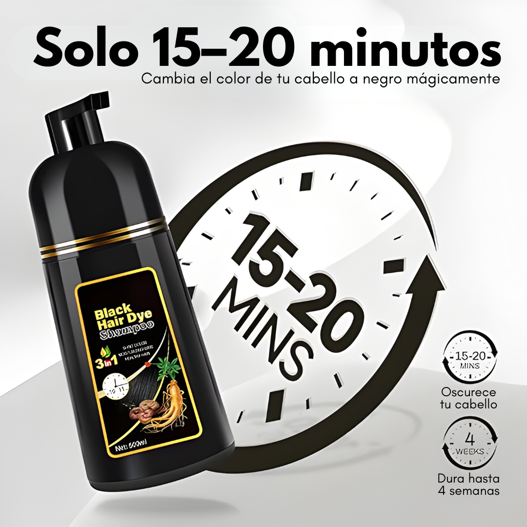 SHAMPOO ANTI CANAS – Color natural, cobertura progresiva y cabello revitalizado desde la raíz