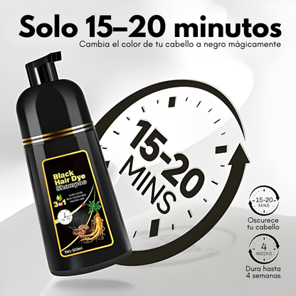 SHAMPOO ANTI CANAS – Color natural, cobertura progresiva y cabello revitalizado desde la raíz