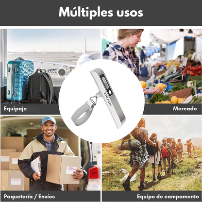 BÁSCULA PARA EQUIPAJE – Viaja sin sorpresas ni sobrepeso en tu maleta