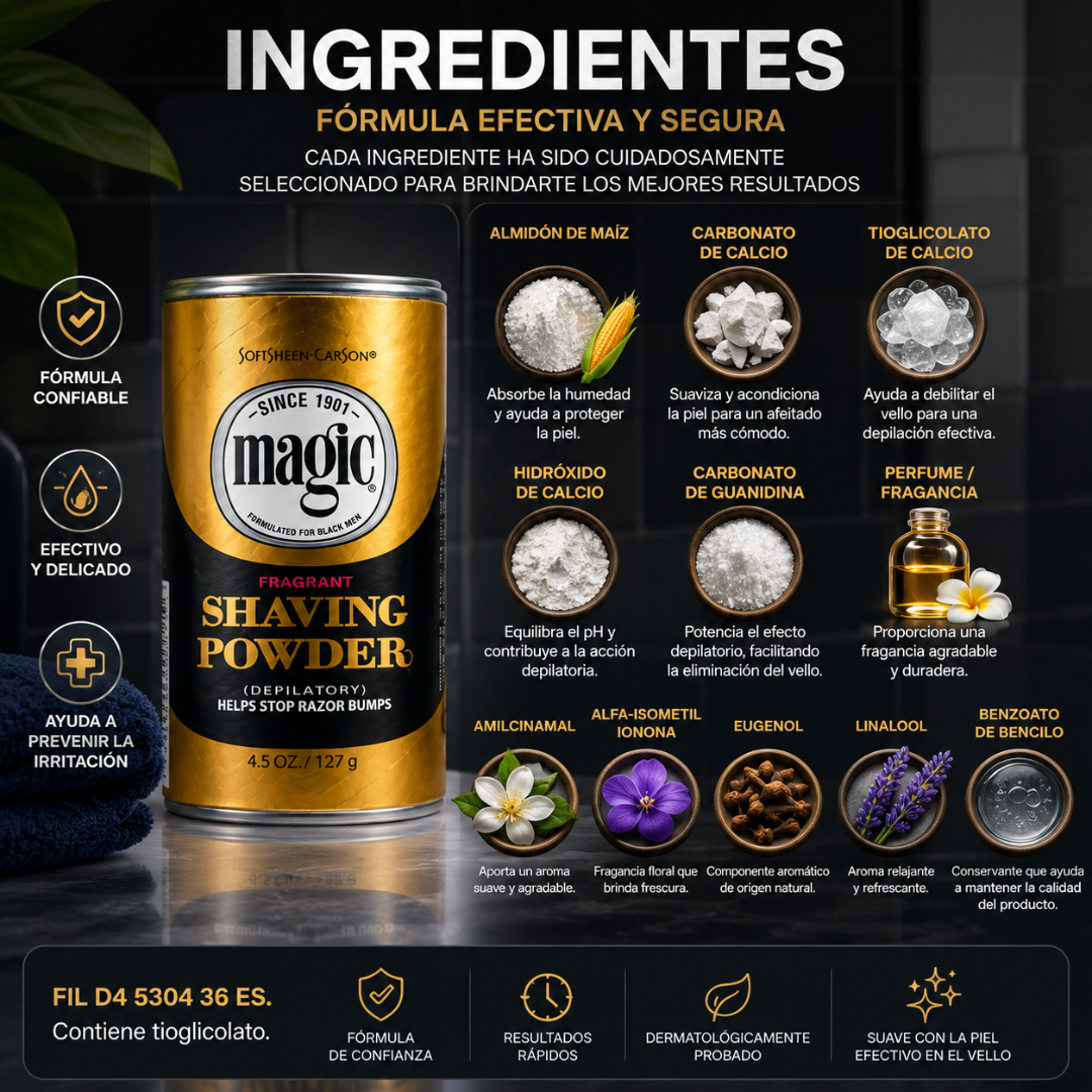 POLVO MÁGICO – Depilación sin cuchilla
