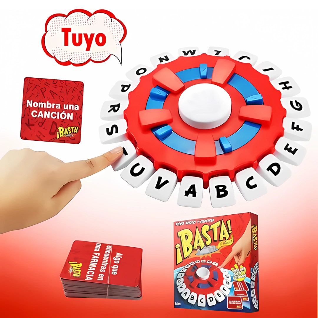 JUEGO BASTA YA - Entrena tu agilidad mental mientras te diviertes con amigos
