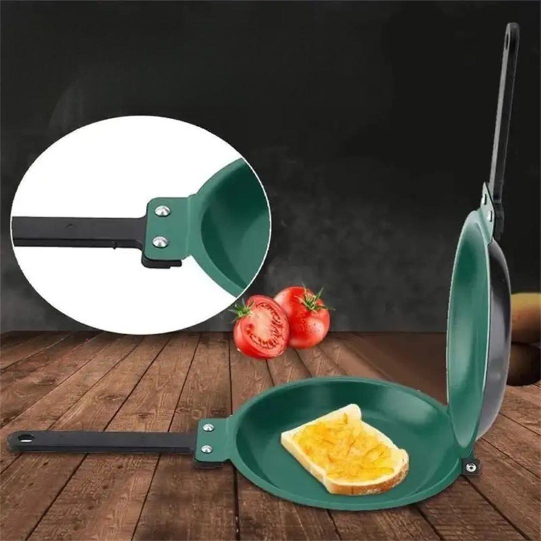 SARTÉN DOBLE CARA – Cocina fácil, rápida y sin esfuerzo todos los días