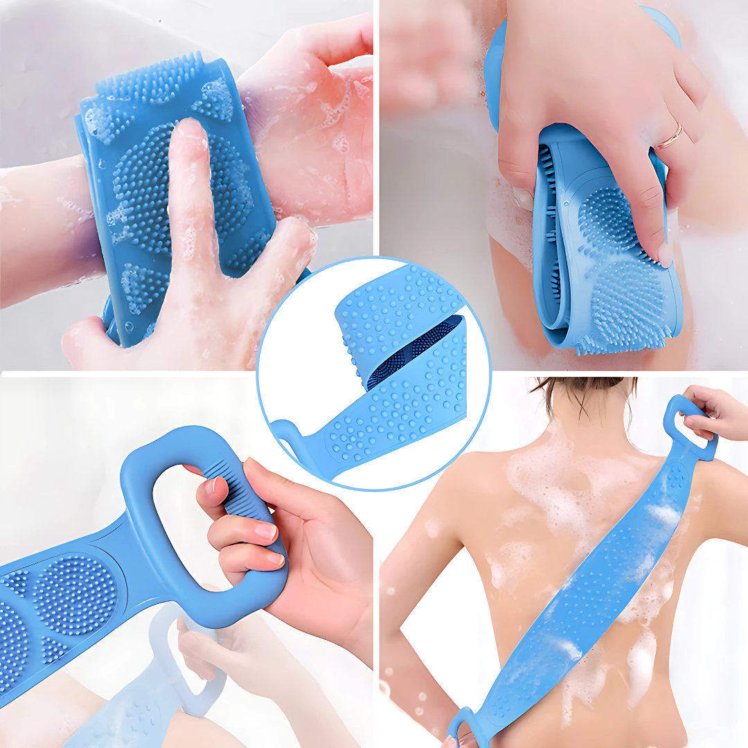 Cepillo de Silicona – Limpieza profunda y masaje en cada ducha