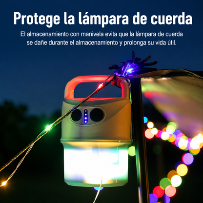 LINTERNA LED RECARGABLE — Luz lista cuando más la necesitas