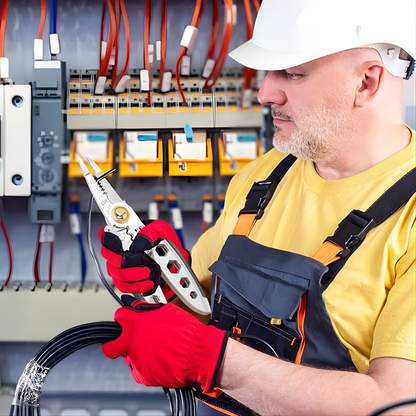 ALICATE PELADOR DE CABLES – Corte preciso, pelado seguro y trabajo eléctrico más eficiente