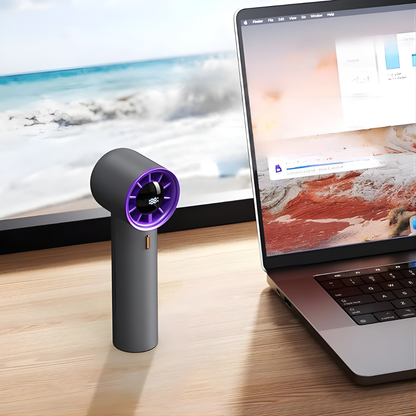 VENTILADOR INALÁMBRICO PORTÁTIL – Aire fresco, movilidad total y comodidad en cualquier lugar