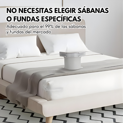 SET DE 4 SOSTENEDOR PLÁSTICO PARA ESQUINAS DE CAMAS – Sábanas firmes en segundos