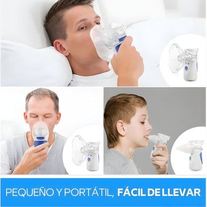 NEBULIZADOR PORTÁTIL – Respiración cómoda, tecnología portátil y bienestar respiratorio en cualquier lugar
