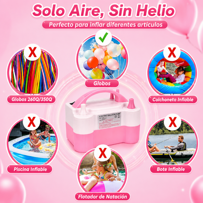 INFLADOR ELÉCTRICO PARA GLOBOS – Decora más rápido