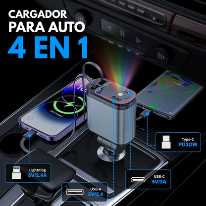 CARGADOR MULTINACIONAL  – Potencia, rapidez y orden en cada viaje