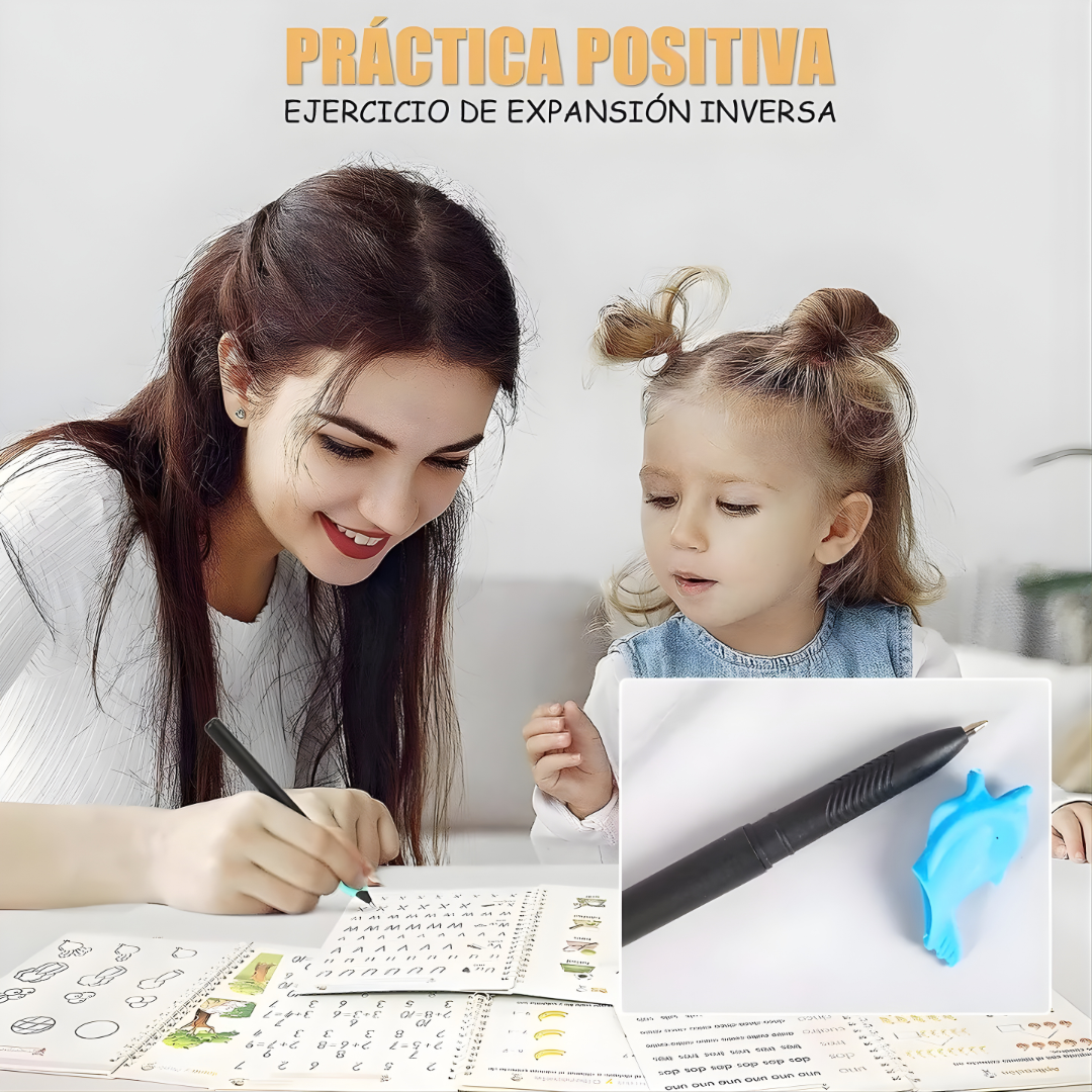 CUADERNO MÁGICO DE APRENDIZAJE – Escritura guiada, práctica divertida y progreso visible desde el primer trazo