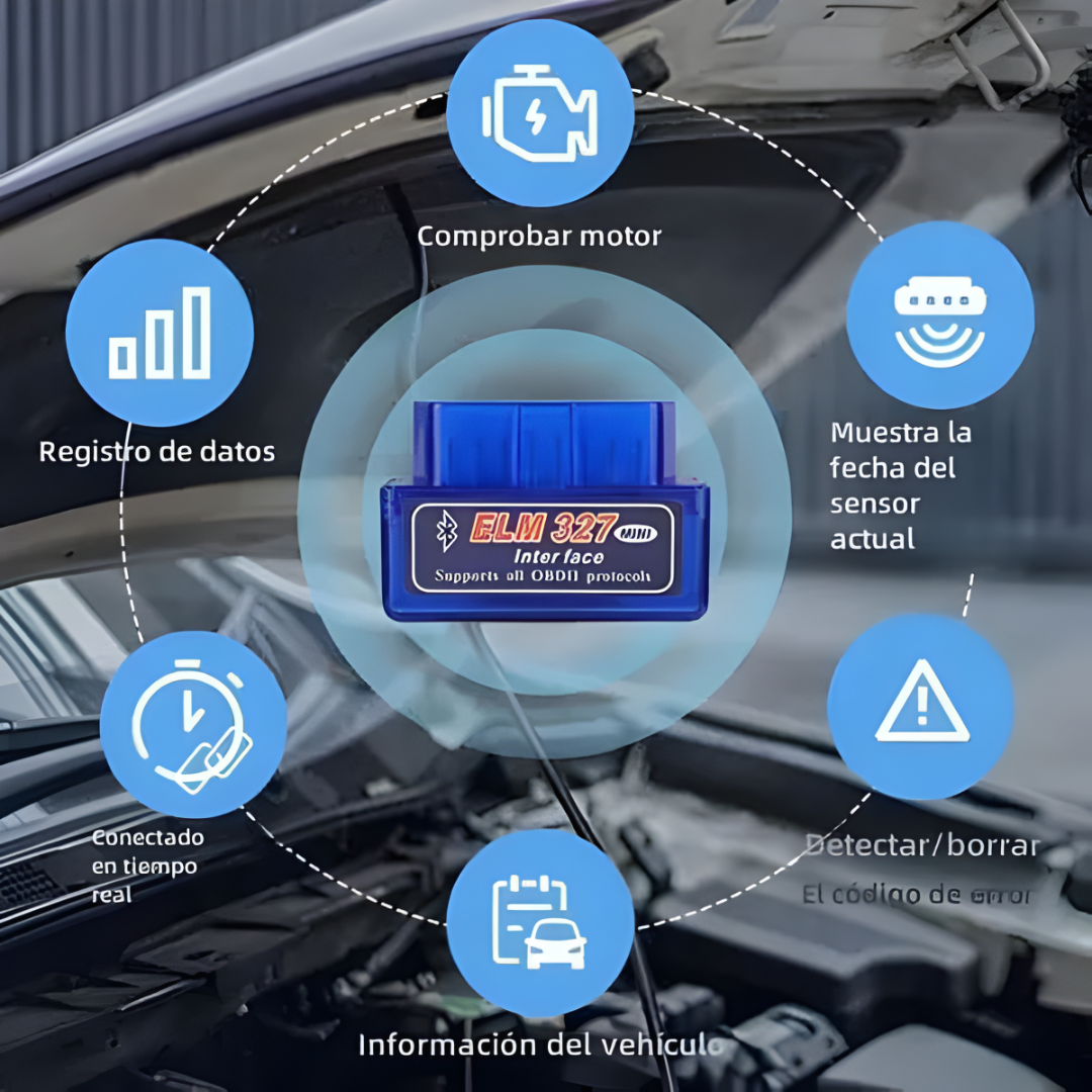 SCANNER AUTOMOTRIZ – Diagnóstico rápido y sin cables para tu auto