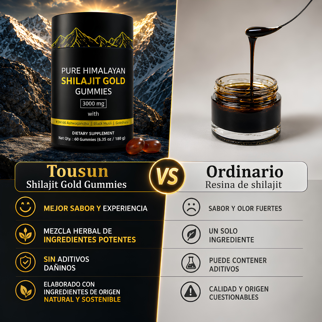 SHILAJIT EN GOMITAS – Energía y vitalidad diaria