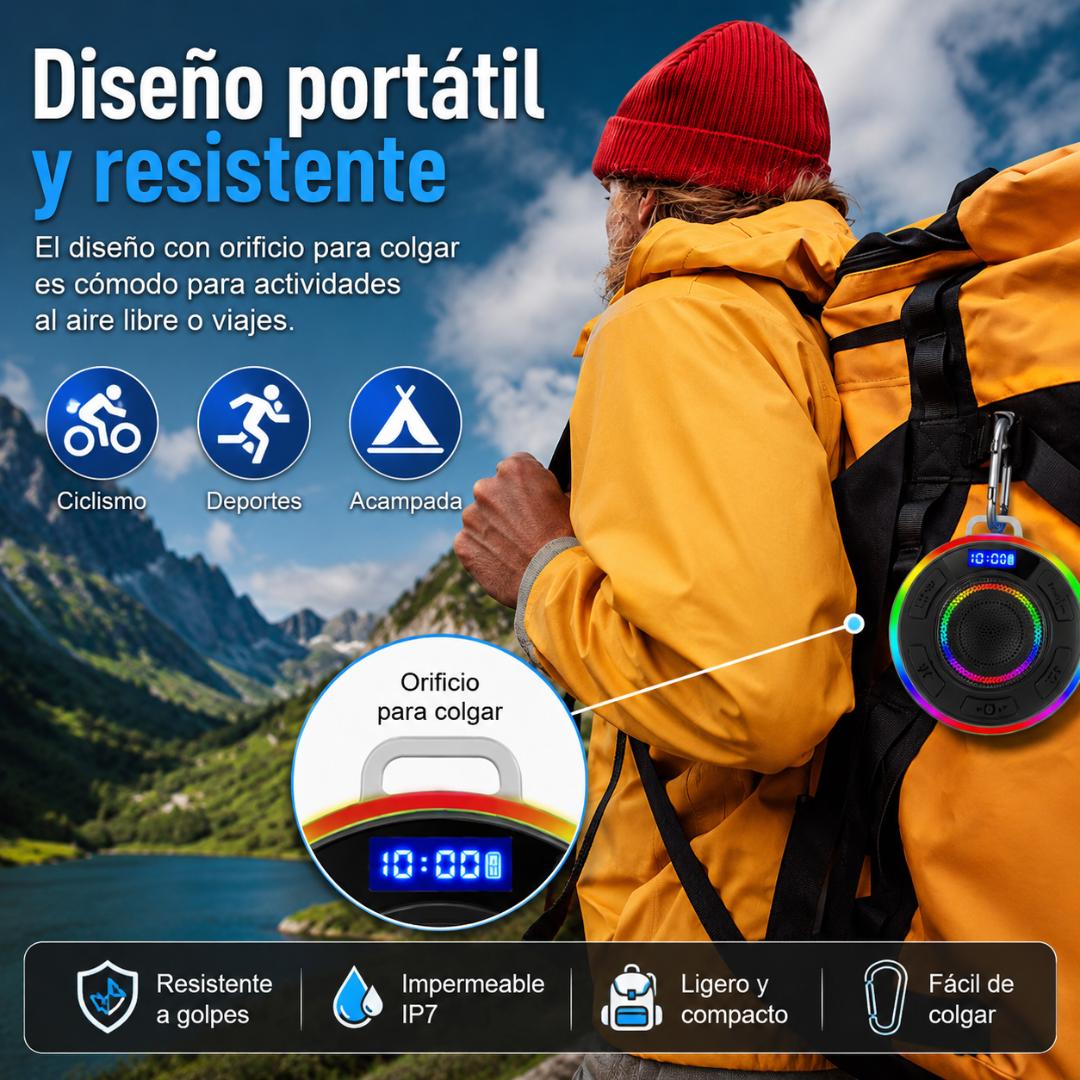 PARLANTE SUMERGIBLE – Música incluso bajo el agua