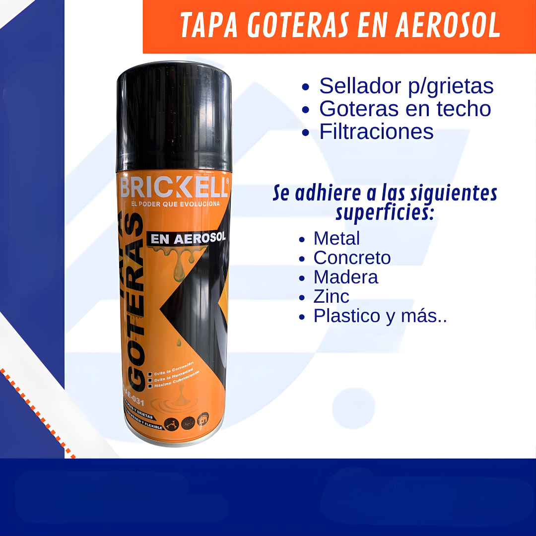 SELLADOR FLEXIBLE TAPA GOTERAS Y GRIETAS – Reparación resistente, sellado impermeable y protección duradera