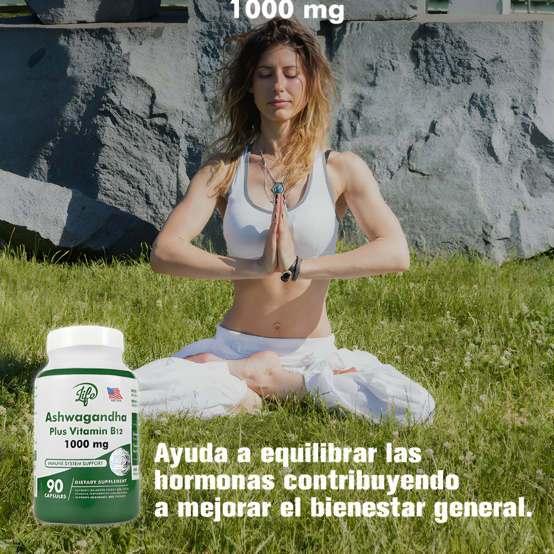 ASHWAGANDHA (Antídoto natural contra el estrés) – Equilibrio emocional, energía sostenida y apoyo integral diario