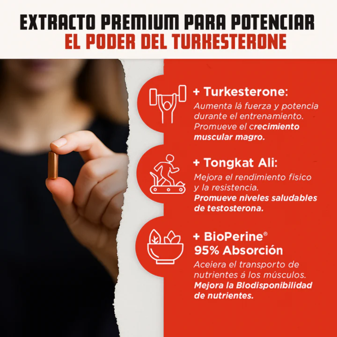 TUKESTERONE OLD SCHOOL – Potencia natural, rendimiento optimizado y apoyo muscular avanzado