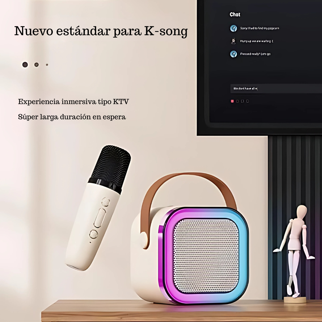 KARAOKE – Diversión portátil para cantar en cualquier momento y lugar