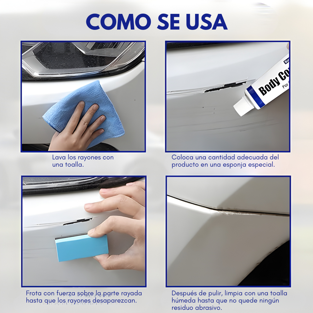 KIT QR – Reparación rápida, brillo renovado y eliminación de arañazos en segundos