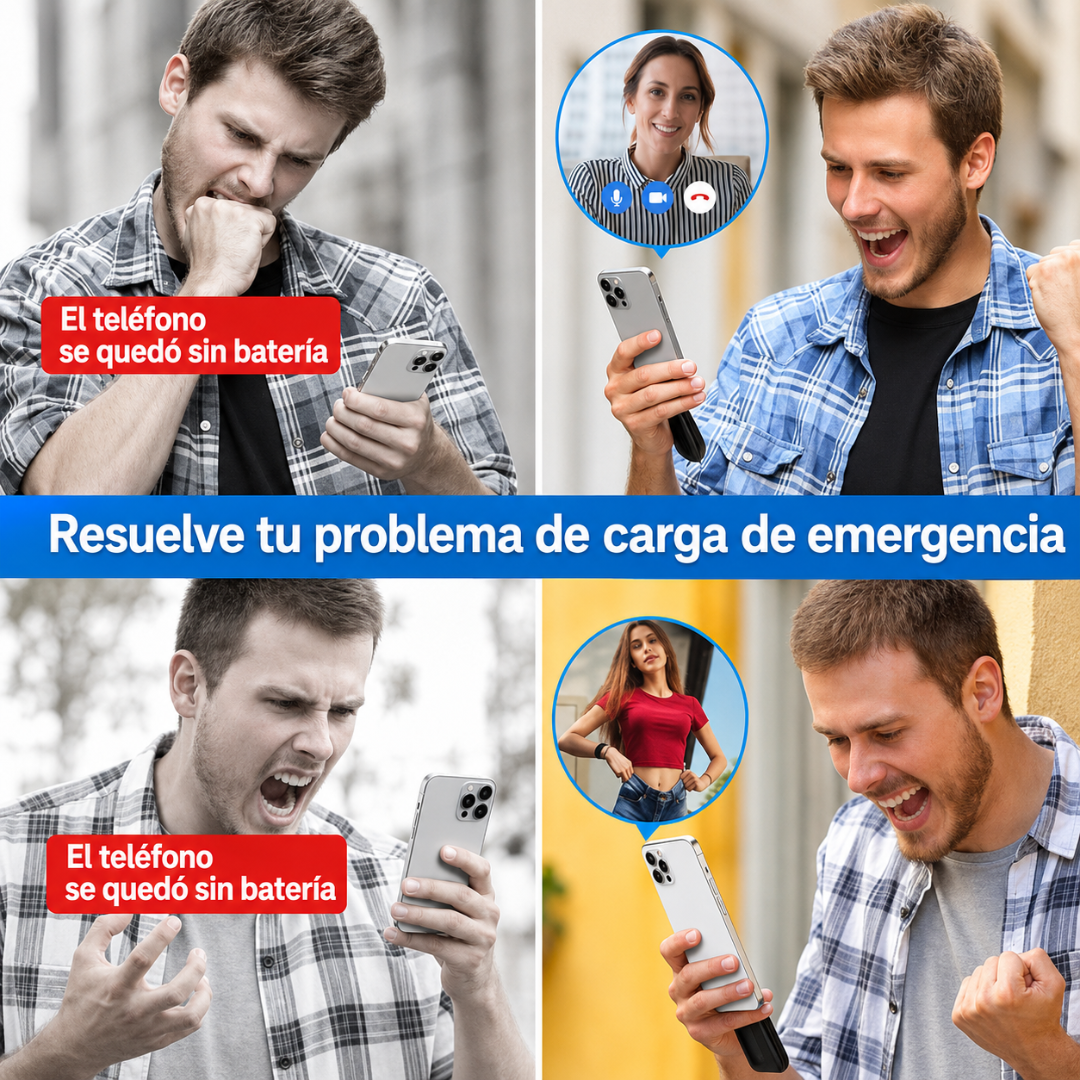 LLAVERO CON BATERIA DE EMERGENCIA 1500mAh ENTRADA TIPO C - El 1% siempre aparece en el peor momento. Ahora tienes respuesta.
