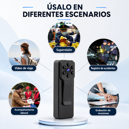 CÁMARA NR – Seguridad compacta con visión nocturna y monitoreo desde tu celular