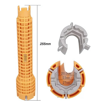 LLAVE DE FONTANERÍA 8 EN 1 – La herramienta versátil para todo fontanero