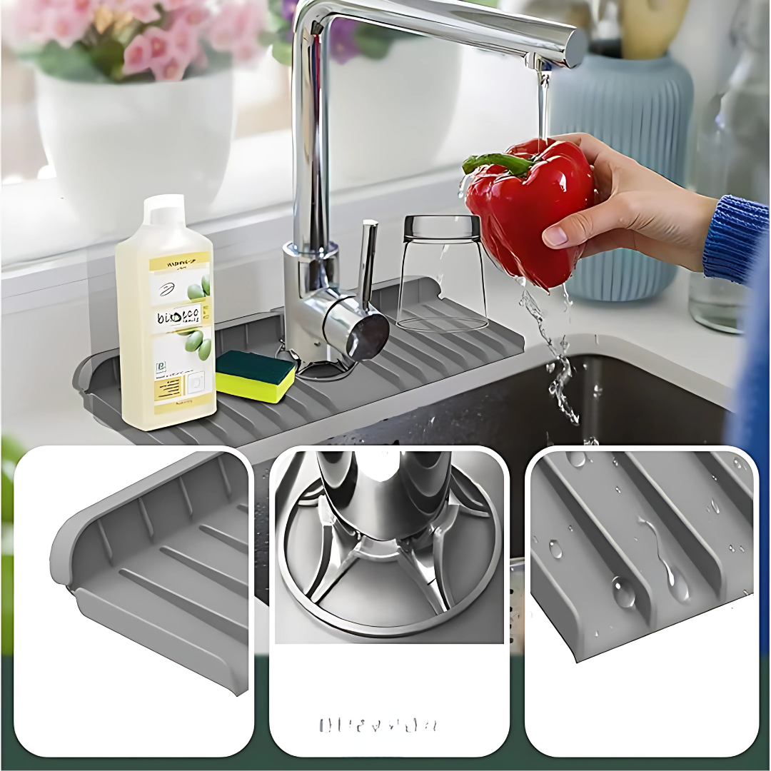 PROTECTOR SALPICADURAS PARA GRIFO – Mantén tu fregadero seco y limpio siempre