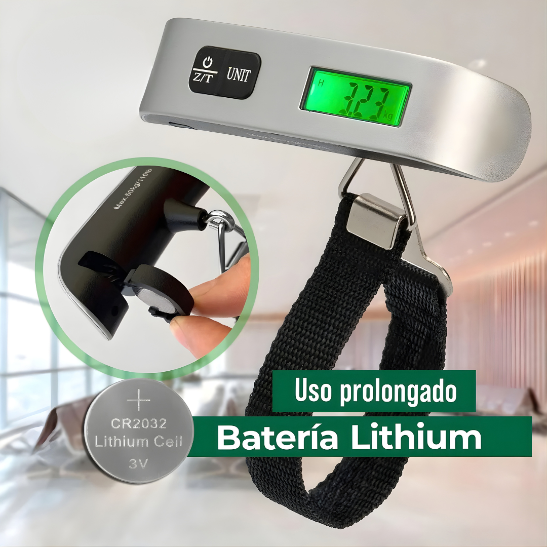 BÁSCULA PARA MALETA – Viaja sin sorpresas ni sobrepeso en tu maleta