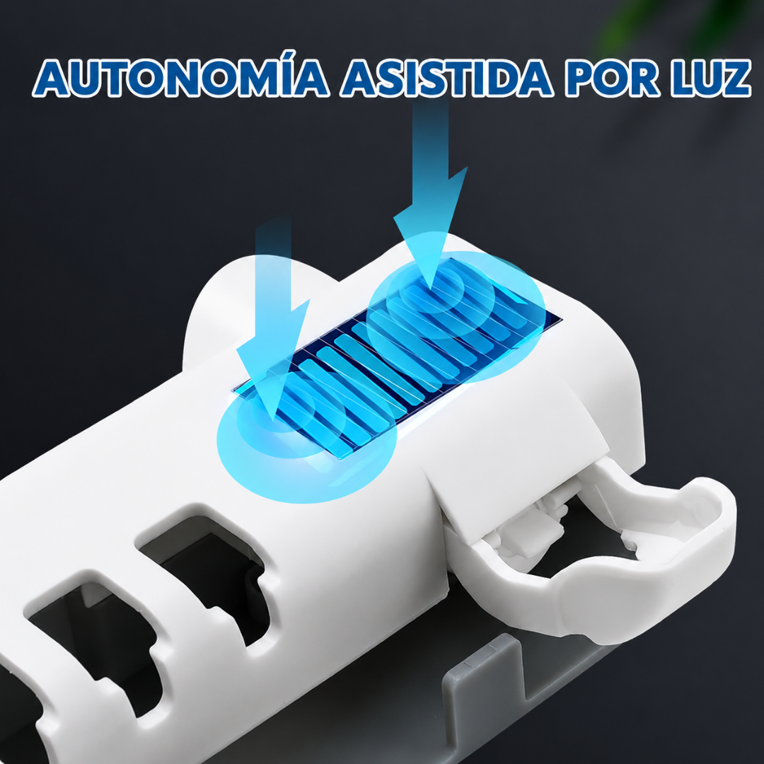 ESTERILIZADOR INTELIGENTE PARA CEPILLO DE DIENTES — El cepillo más limpio de tu baño