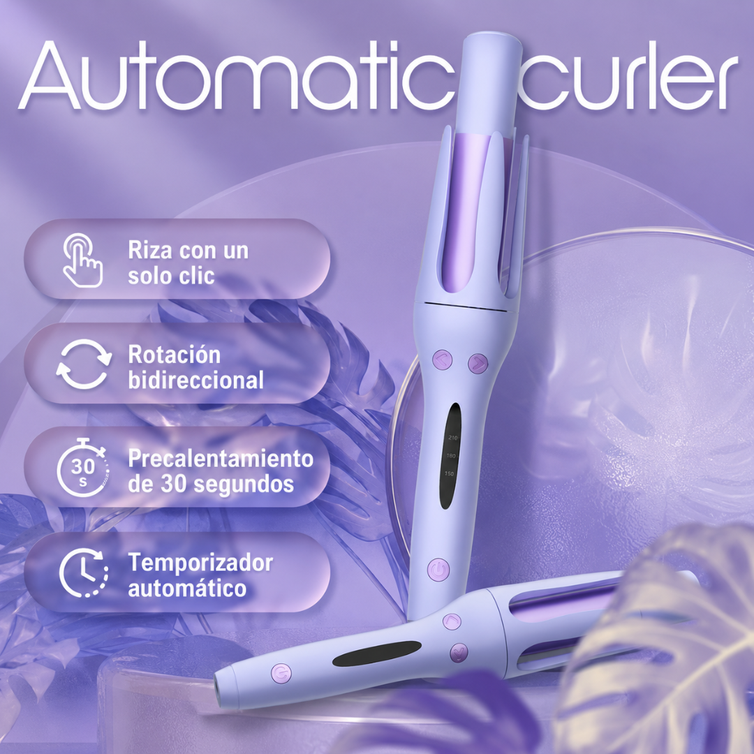RISADORA DE CABELLO LILA Y ROSA — Rizos definidos, rápidos y sin complicaciones