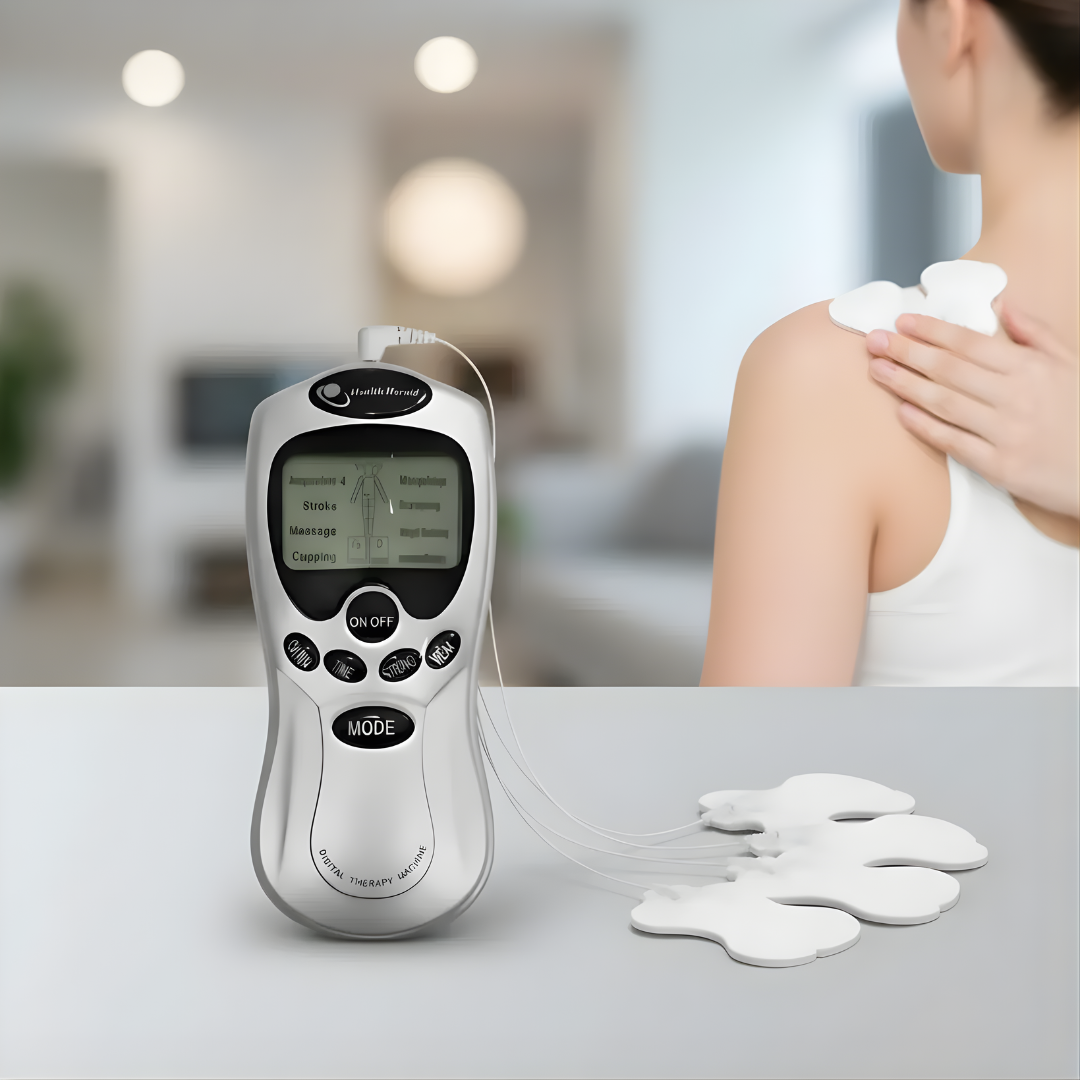 DISPOSITIVO DE TERAPIA DIGITAL – Alivia dolores musculares y tensión desde casa con electroestimulación profesional