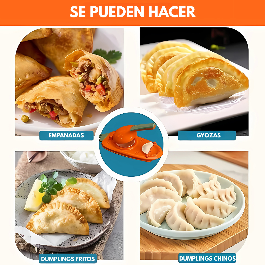 MOLDE DE EMPANADAS – Prepara bocados perfectos en segundos y sin esfuerzo