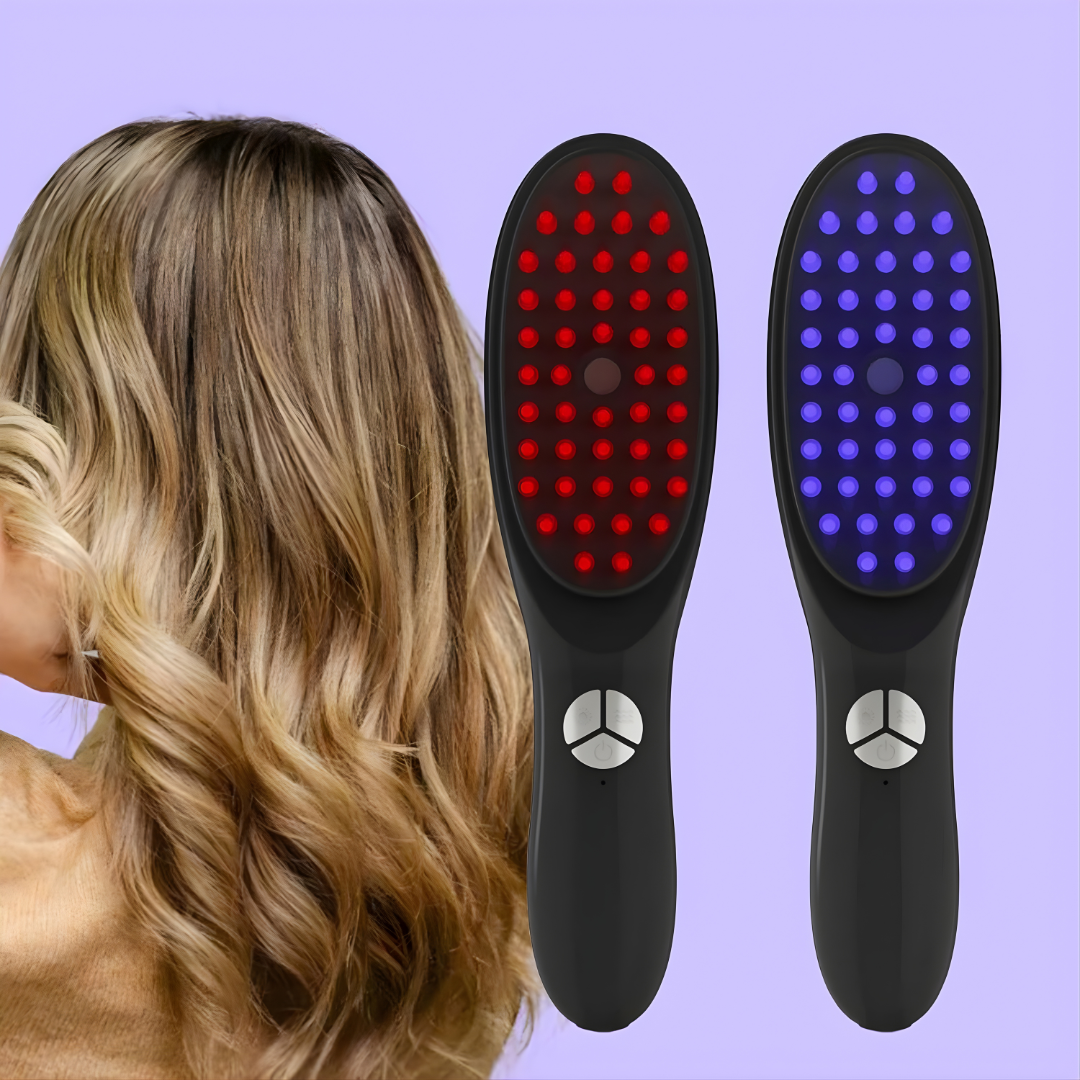 CEPILLO LED MASAJEADOR DEL CUERO CABELLUDO – Estimulación profunda, cuidado diario y bienestar capilar desde la raíz