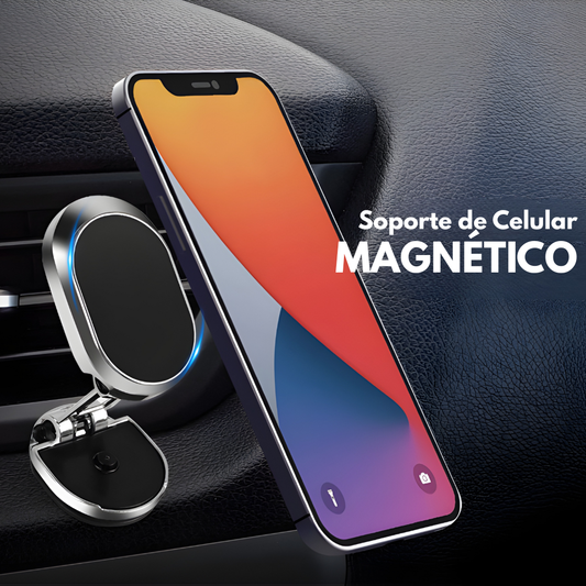 SOPORTE DE CELULAR MAGNÉTICO – Sujeción firme, vista perfecta y manejo seguro en todo momento