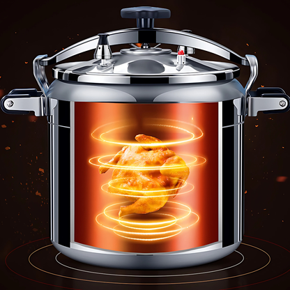 OLLA DE PRESIÓN DE ACERO INOXIDABLE – Cocina rápido y conserva el sabor