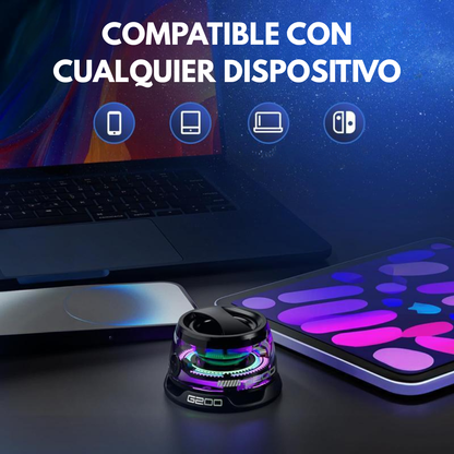 ALTAVOZ MAGNÉTICO — Sonido potente donde quieras, sin límites ni cables