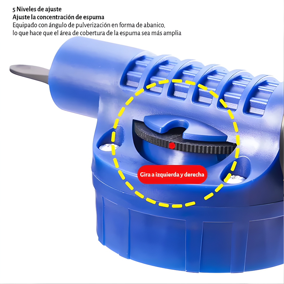ATOMIZADORA – Espuma potente, limpieza profunda y control total en cada lavado de tu auto