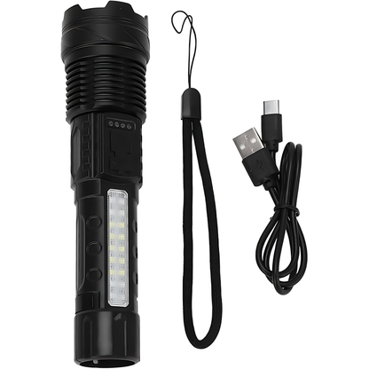 LINTERNA LED DE ALTA POTENCIA A76 – Iluminación intensa, alcance superior y seguridad en cualquier situación