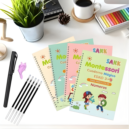 CUADERNO MÁGICO DE APRENDIZAJE – Escritura guiada, práctica divertida y progreso visible desde el primer trazo