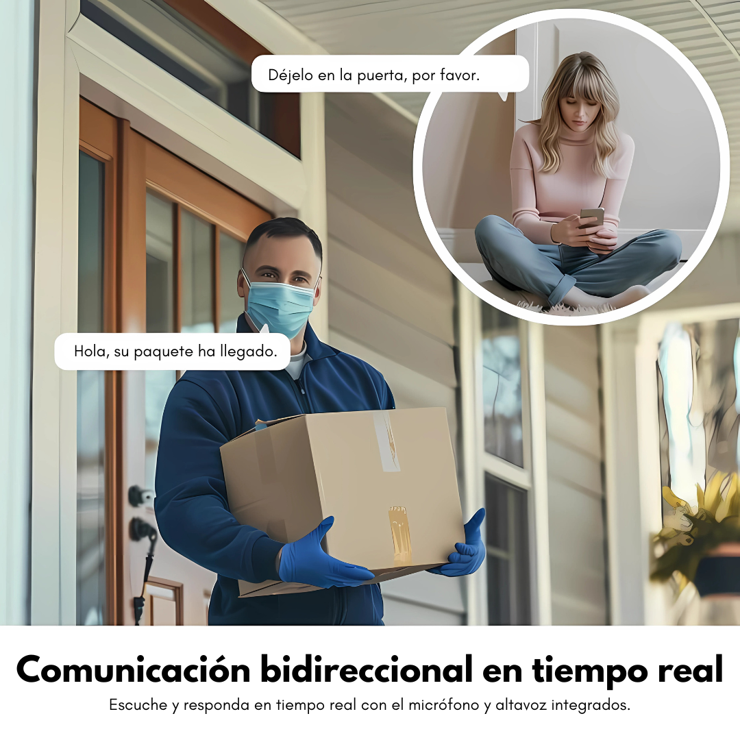 CÁMARA DE SEGURIDAD Y SENSOR DE MOVIMIENTOS – Vigilancia total desde tu celular, estés donde estés