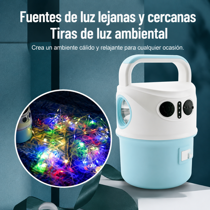 LINTERNA LED RECARGABLE — Luz lista cuando más la necesitas
