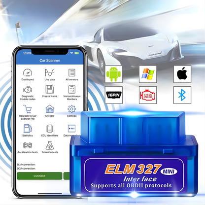 SCANNER AUTOMOTRIZ – Diagnóstico rápido y sin cables para tu auto
