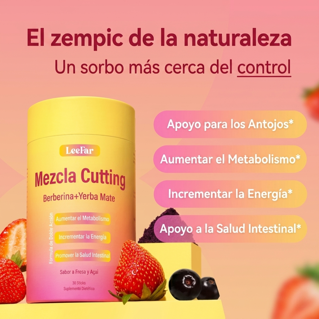 LEEFAR CUTTING DRINK MIX — Controla los antojos, activa el metabolismo y cuida tu intestino con un sorbo
