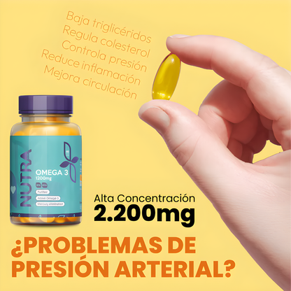 OMEGA 3 (Salud cardiovascular) – Apoyo integral para tu corazón, mente y bienestar diario