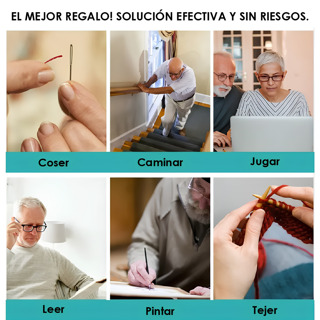 LENTES DE LECTURA MULTIFOCAL — Leer, caminar y mirar el celular sin cambiar de gafas