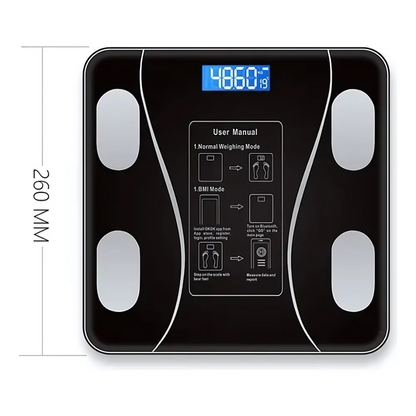 BÁSCULA DIGITAL INALÁMBRICA – Mide tu progreso con precisión y tecnología