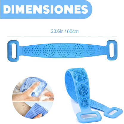 Cepillo de Silicona – Limpieza profunda y masaje en cada ducha
