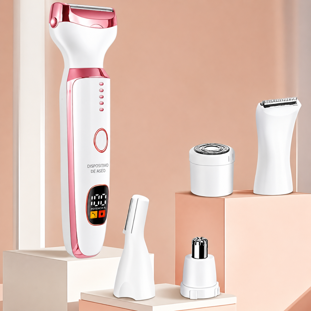 KIT DEPILADOR PARA DAMA — Depilación suave, sin dolor, sin pelos encarnados